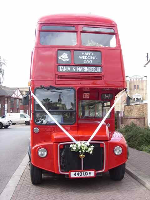 The Routemaster outside a mosque in west London.